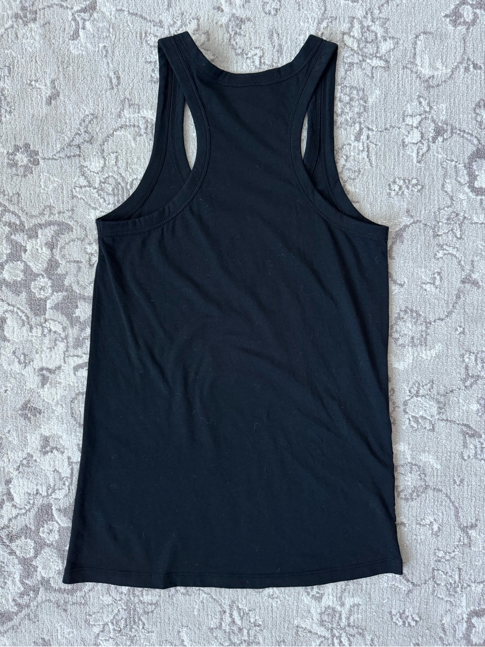 McQ by Alexander McQueen Black 100% Cotton Tank Top with Pink Graphic - Sz 40IT - Picture 3 of 7